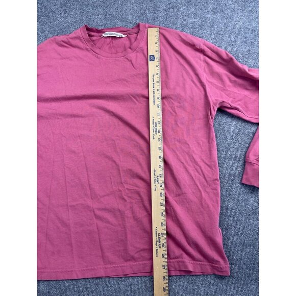 DB Journey T Shirt Men's Large Pink Long Sleeve Crew Neck Travel Gear Logo - Picture 4 of 11